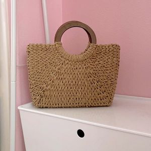 Basket tote bag